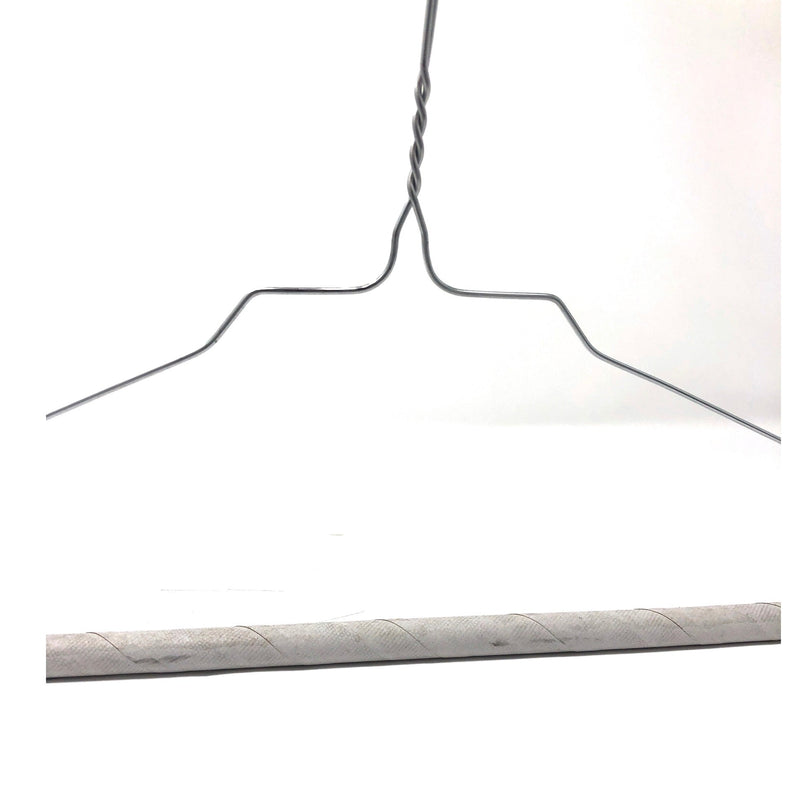 Disposable Dry Cleaners Hangers , 16 Inch 13.5 Gauge Metal Coathangers