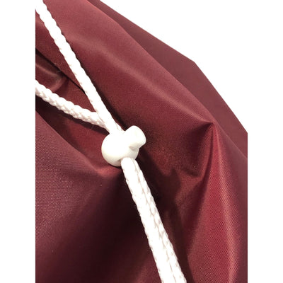 Nylon Laundry Bags - Burgundy - 10 Pack