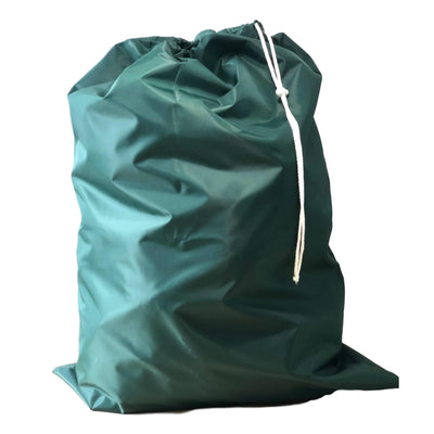 Nylon Laundry Bags - Dark Green - 10 Pack - Norton Supply