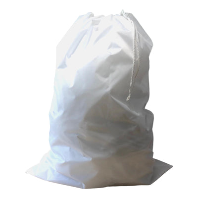 Nylon Laundry Bags - White - 10 Pack - Norton Supply