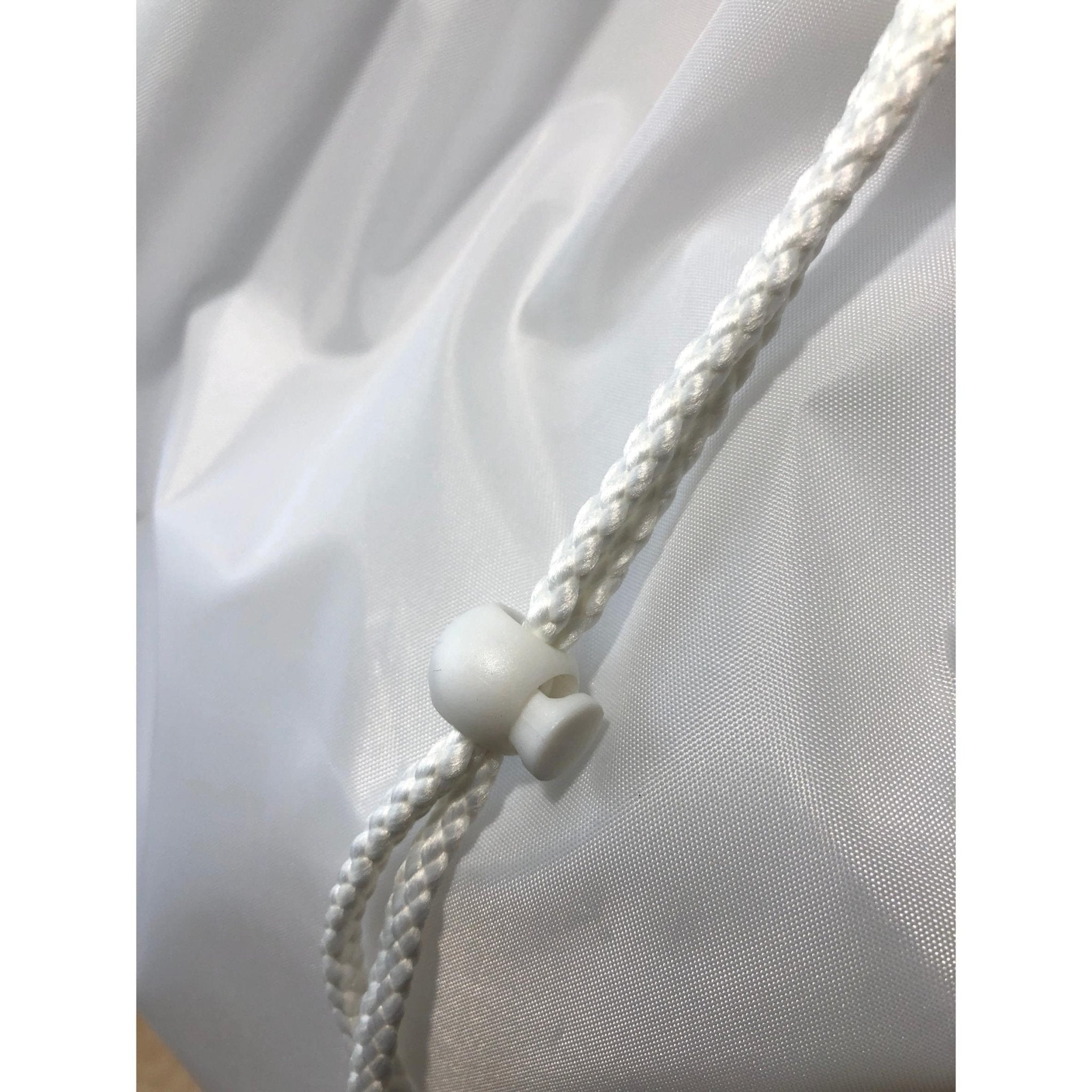 Nylon Laundry Bags - White - 10 Pack