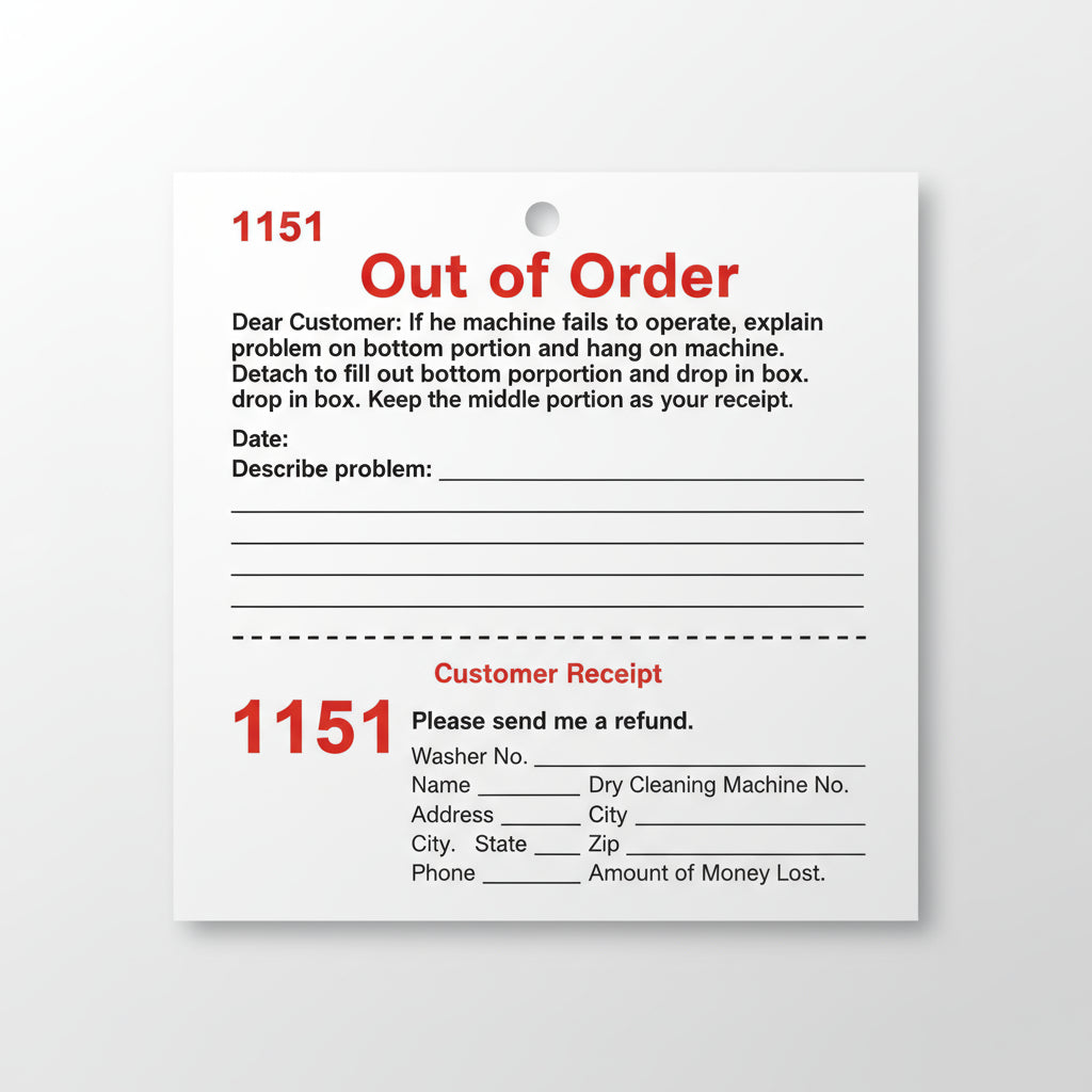 Out of Order Cards - (pkg of 50)