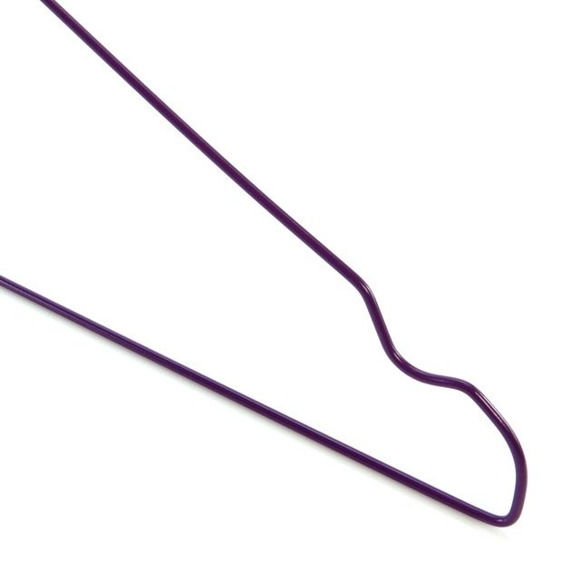 Rainbow Shirt Hanger 16" - Purple