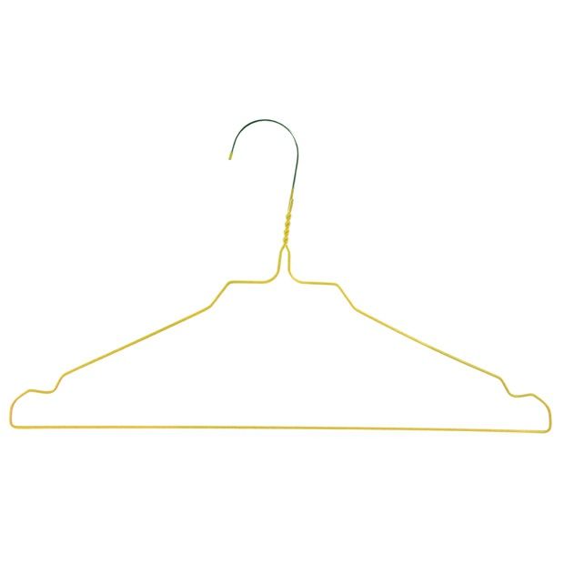 Rainbow Shirt Hanger 16" - Yellow