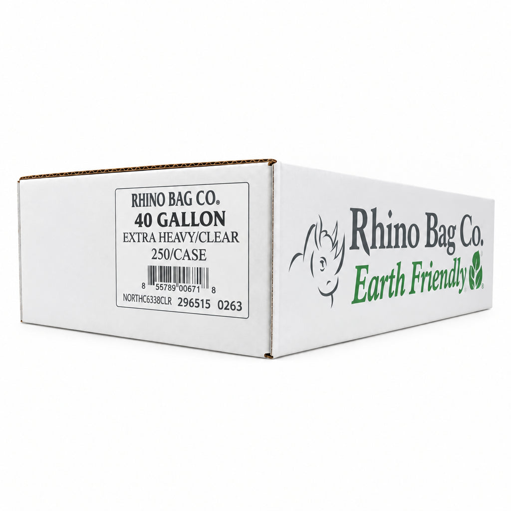 Rhino Bag - Clear - 40 gal