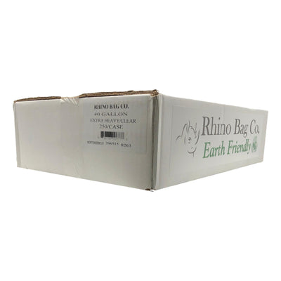 Rhino Bag - Clear - 40 gal - Norton Supply