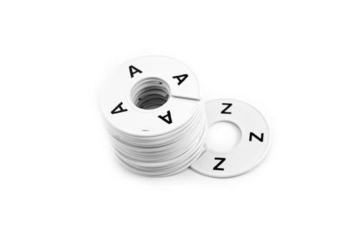 Round Rack Dividers - Letters of the Alphabet A-Z (26) - Norton Supply