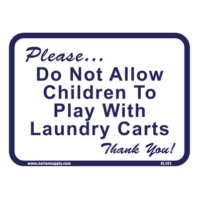 Sign - Do Not Allow Children - Norton Supply