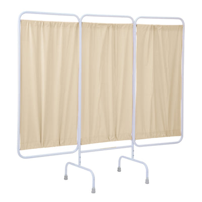 Stationary Antimicrobial Three Panel Privacy Screen