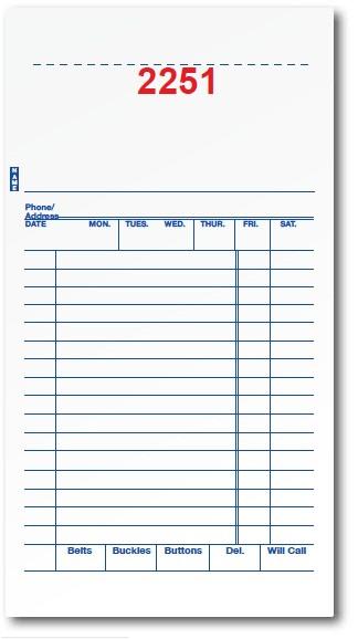 SVTM-203 Mid Size Speedvoices 3-Part Blank Form 1000 per case