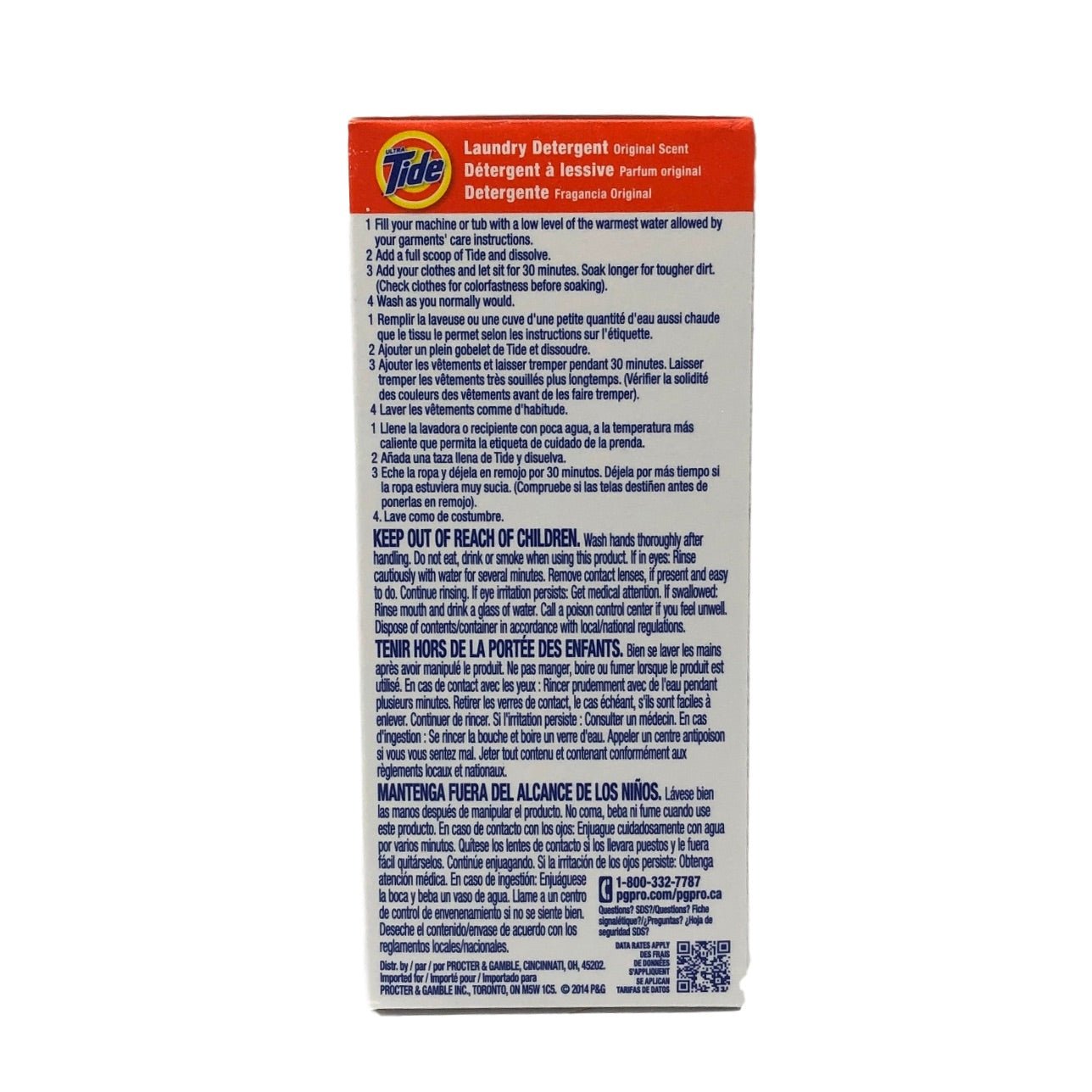 Tide 4 Load Concentrate Laundry Detergent Powder , 5.7 Ounce - 14 per case.