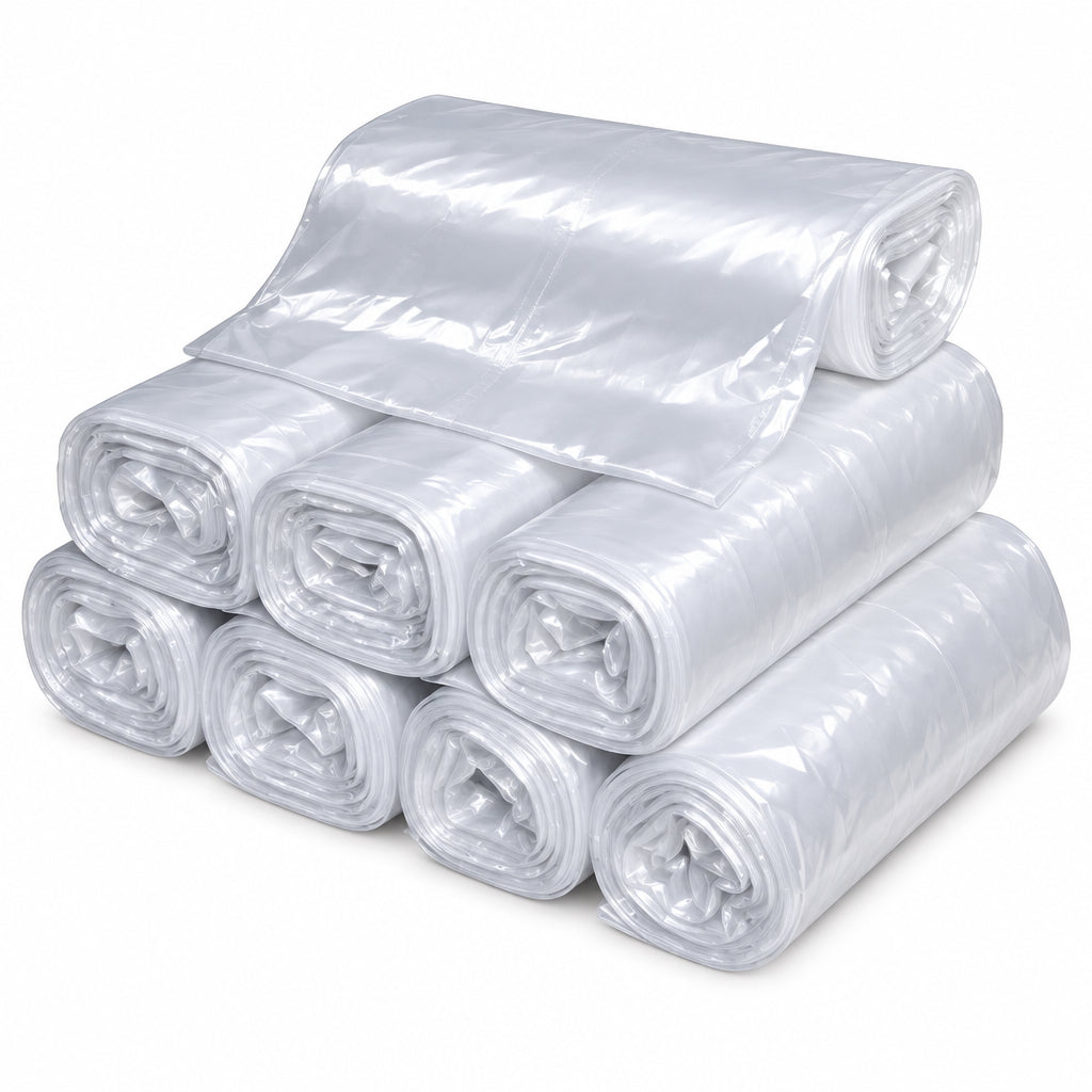 Trash bags 40X48 Hi-Density, 16Mic 250per cs Clear