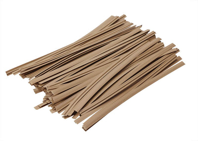 Twist Ties 7" Tan